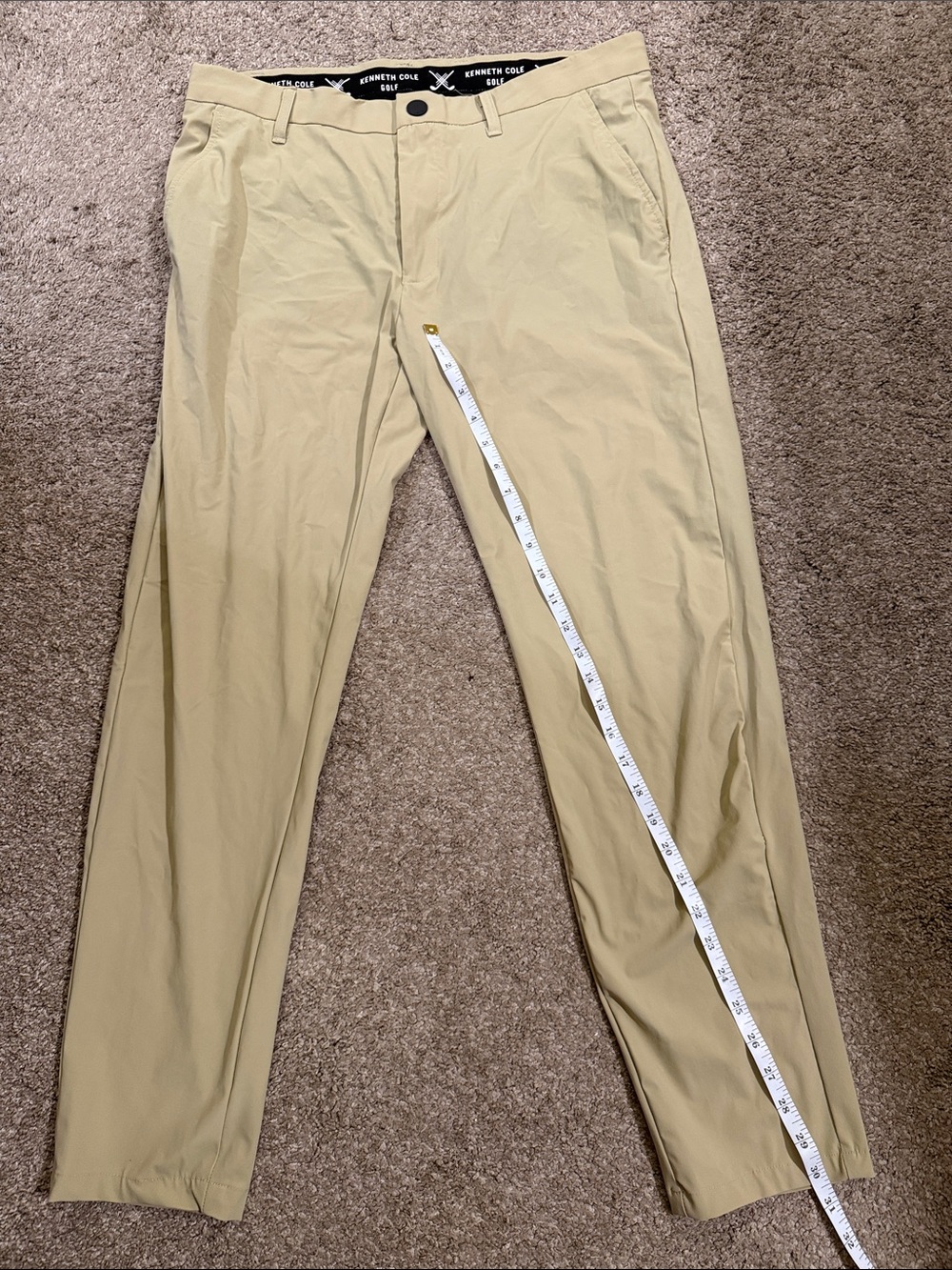 Kenneth Cole Men's Khaki Chinos - Light Tan